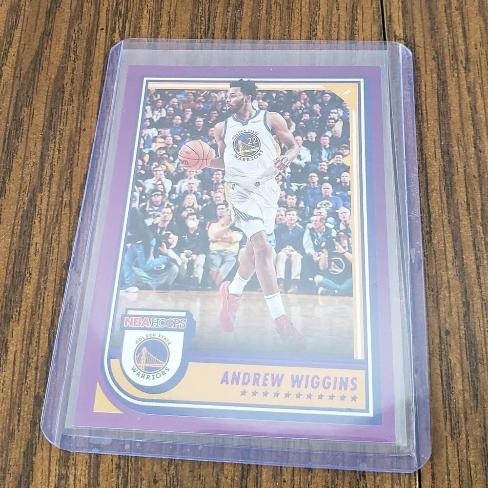 2022-23 NBA Hoops Base Purple #227 Andrew Wiggins - Golden State Warriors